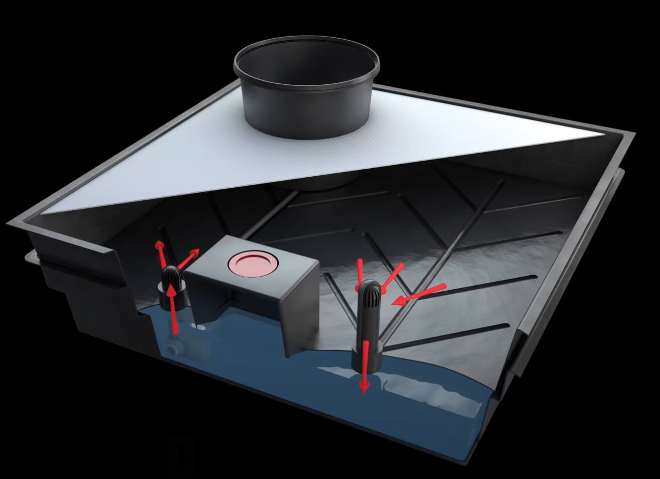 Nutriculture Ebbe Flut 620 KITBOX Bewässerungssystem Details 1